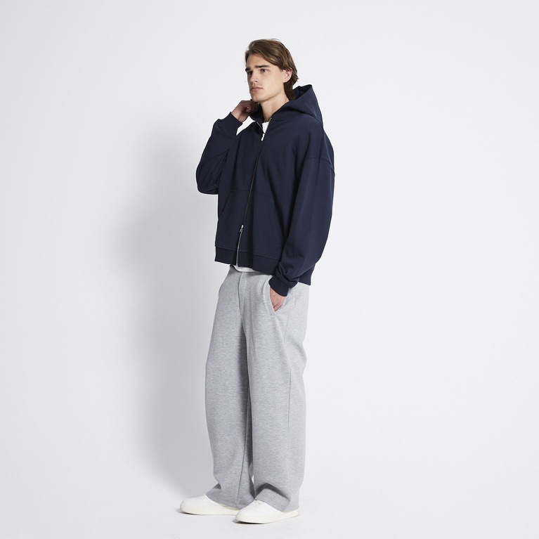 Boxy zip hoodie "Lindon"